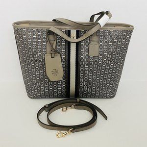 Tory Burch Gemini Link Canvas Tote Bag New Read On